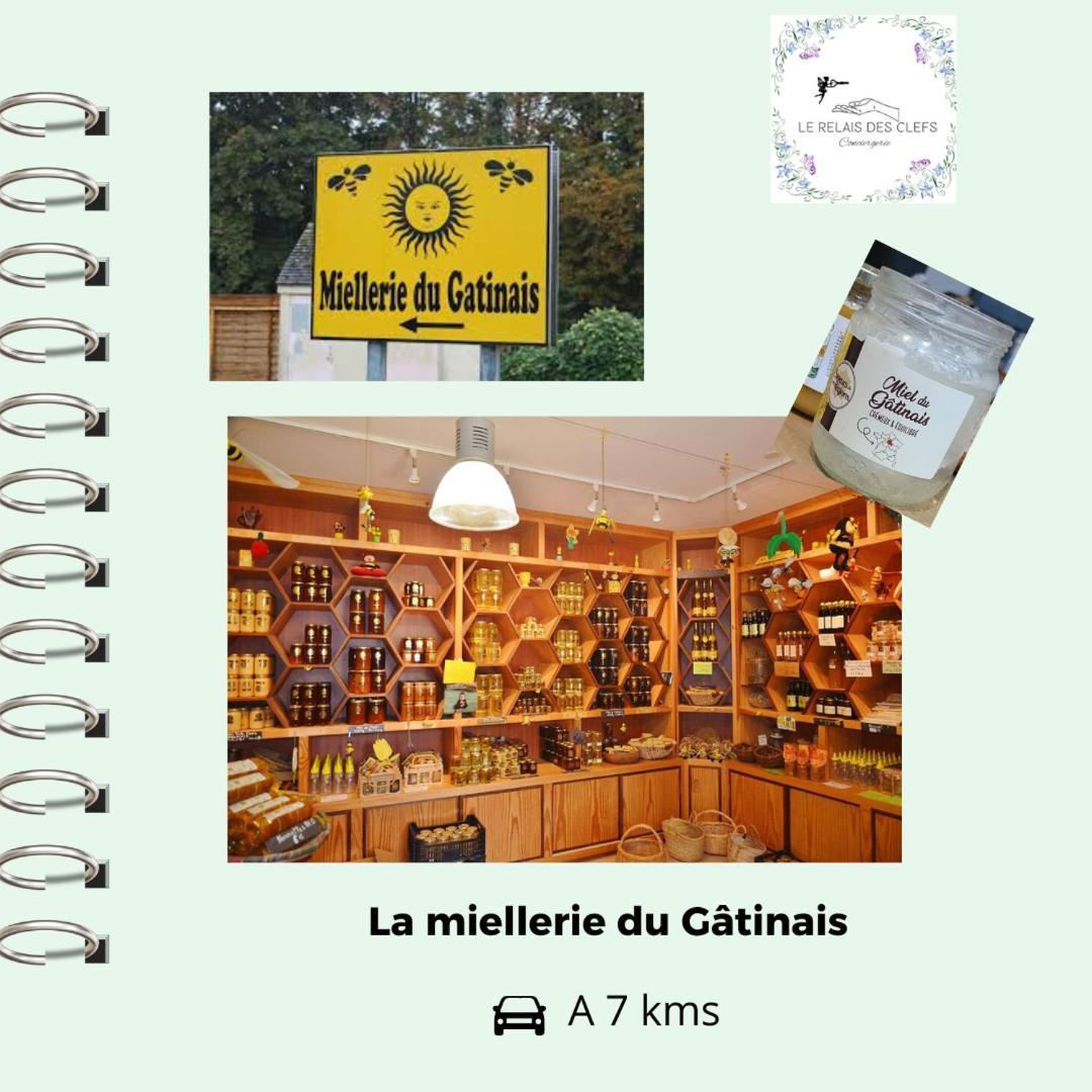 Le Relais Des Clefs - Au Calme Du Gatinais - Escapade A Deux - Terrasse Privee - Wifi - Offre Romantique Sur Demande Valpuiseaux Kültér fotó